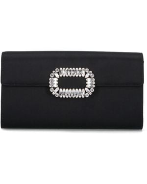 Roger Vivier Bags Viscose - Black