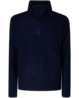 FILIPPO DE LAURENTIIS Half Zip - Blue