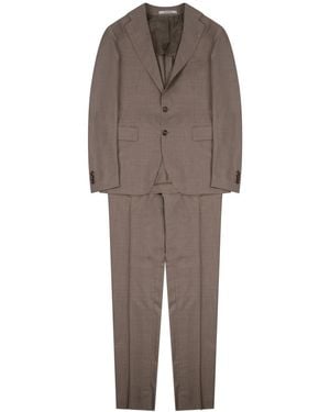 Tagliatore Jacket Vesuvio Wool-Silk Virgin Wool - Grey