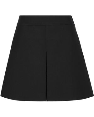 Celine Trapeze Mini Skirt - Black