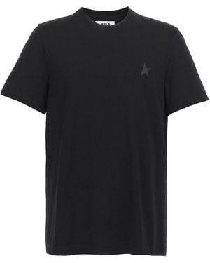 Golden Goose Tone-On-Tone Logo T-Shirt - Black
