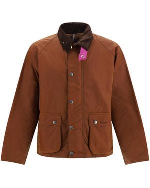 Barbour Transport Waxed X Paul Smith Jacket Cotton - Brown