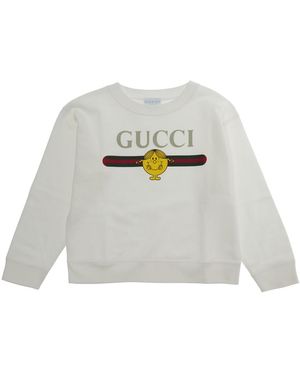 Gucci Crewneck Sweatshirt Cotton Hoods & Sweatshirts - White