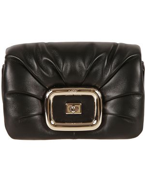 Roger Vivier Viv Choco Mini Shoulder Bag - Black
