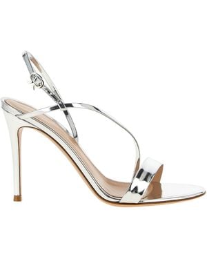 Gianvito Rossi Manhattan Sandal - Metallic