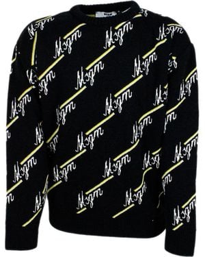 MSGM Sweaters 70Ac 30Wv - Black