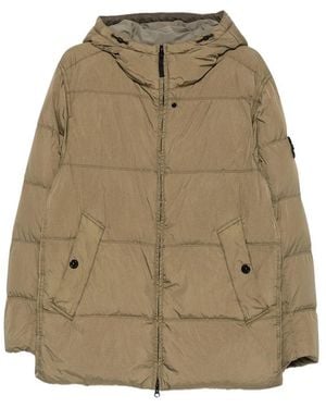 Stone Island 4100037 Crinkle Reps Ny Jacket - Natural
