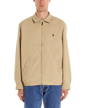 Ralph Lauren Windbreaker Bi-swing Jacket - Natural