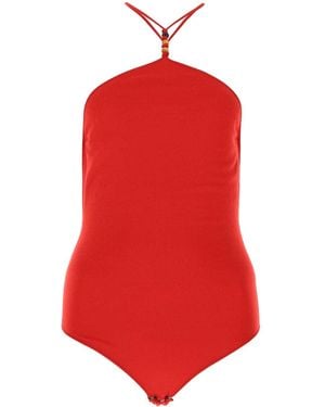 Bottega Veneta Stretch Cashmere Blend Bodysuit - Red