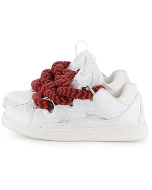 Lanvin Leather Sneakers Sneakers - Red