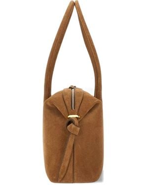 Yuzefi Shoulder Bag Brioche Duffle Suede Outer: Suede; Lining: Nylon - Brown