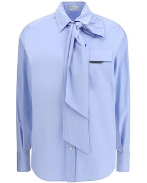 Brunello Cucinelli Cotton Shirt - Blue