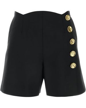 Givenchy Scalloped Mini Short - Black