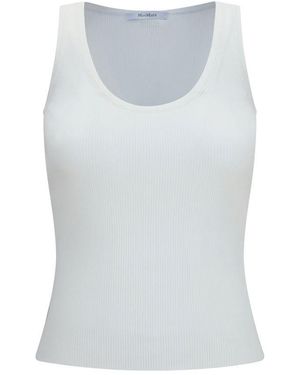Max Mara Viscose Tank Tops - Blue
