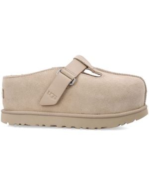 UGG Goldenstar Hi Suede Clog - Natural