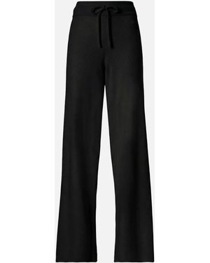 MC2 Saint Barth Savine Knitted Trousers Cashmere Blend - Black