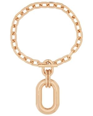 Rabanne Link Necklace Xl Aluminum Necklaces - Metallic
