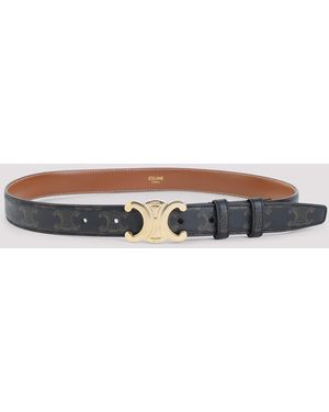 Celine Medium 25 Mm Belt - Brown