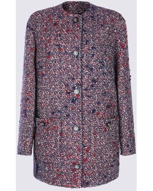 Gucci And Wool Casual Jacket - Purple