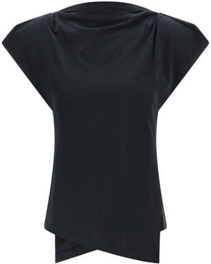 Isabel Marant Cotton T-Shirt - Black