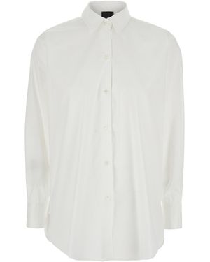 Le Plain Shirt With Classic Collar - White