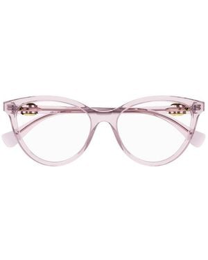 Gucci Gg1179O 007 Transparent 53Mm Sunglasses - Pink