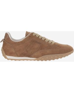 Tod's Sneakers Suede Sneakers - Brown