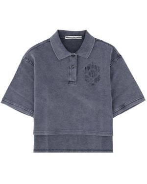 Alexander Wang Polo Con Logo - Blue