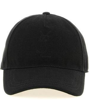 Saint Laurent 'Cassandre' Cap - Black