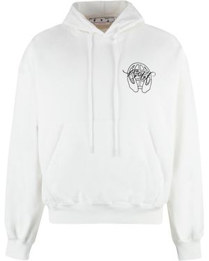 Off-White c/o Virgil Abloh Hooded Sweatshirt Cotton Jumpers - White
