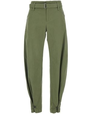 Semicouture Pants Ryana Cotton - Green