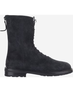 LEGRES Ankle Boots Suede - Blue