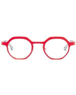 Matttew Retro Glasses - Red