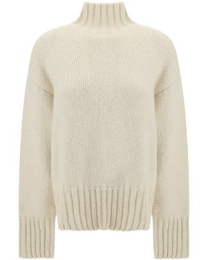 Jil Sander Wool And Silk Jumper - Natural