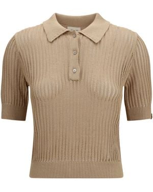Jacob Cohen Cotton Polo Shirts - Natural