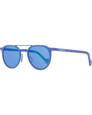 Moncler Small Oval Sunglasses Ml0065 90C 49Mm - Black