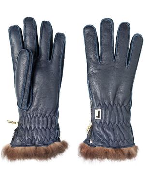 Restelli Peccary Opossuy Guanti - Blue