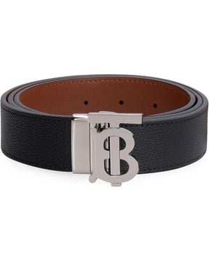 Burberry Reversible Leather Belt Calf - Brown