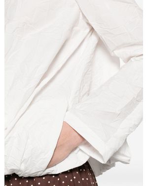 Apuntob Cotton Blend Jacket - White