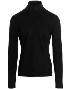 VTMNTS Logo Stretch Lycra Jumper - Black