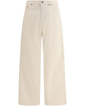 Valentino Denim Trousers Cotton Jean - White