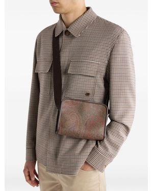 Etro Messenger Bag Arnica Shoulder - Gray