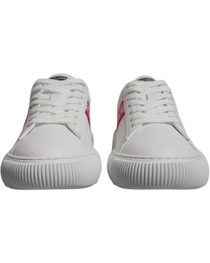 Versace Greca Print Platform Low Top Sneakers Shoes - Gray