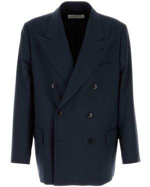 Dries Van Noten Modern Wool-Blend Jacket - Blue