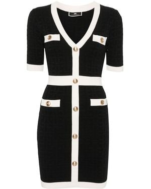 Elisabetta Franchi Dress With Pockets - Black