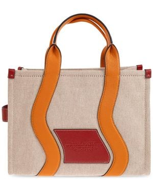 Marc Jacobs The Wavy Canvas Medium Tote Bag - Orange