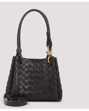 Bottega Veneta Parachute Small Handbag - Black