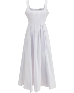 Sportmax Long Giro Dress - White
