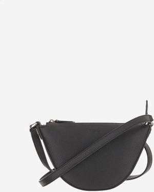 Fendi Clutch Bag Melon Mini Leather - Black