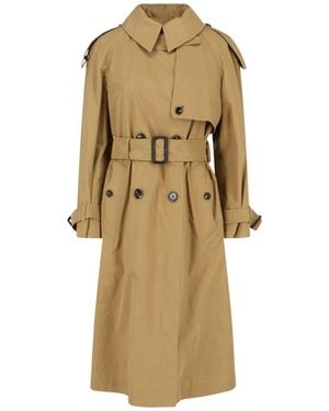 Burberry Fitzrovia Trench Coat - Natural